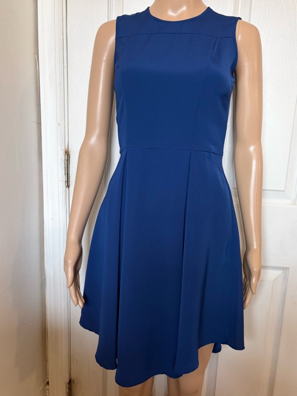 H&M Royal Blue Sleeveless A-Line Dress